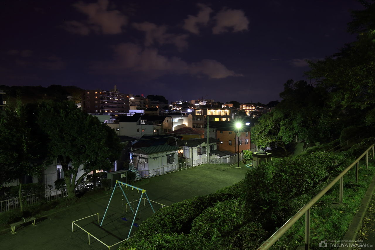 御所山公園の夜景スポット写真（2）