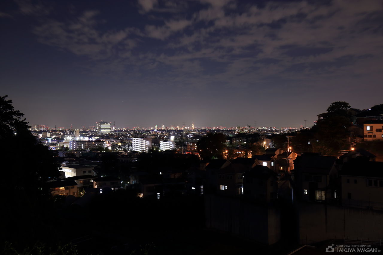 元住吉・武蔵小杉方面の夜景