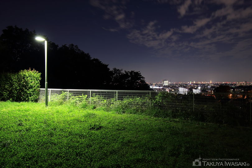 久末城法谷公園の夜景スポット写真（4）