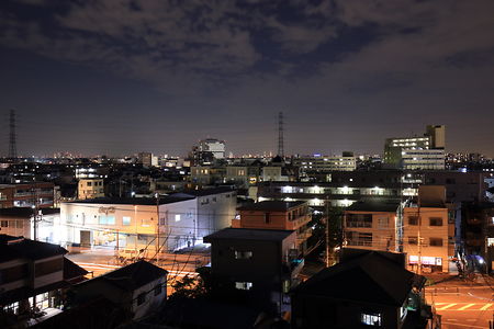 武蔵中原方面の夜景