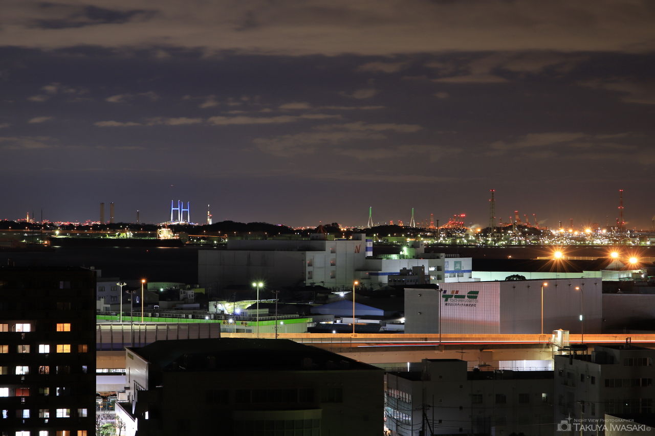 富岡総合公園 見晴らし台の夜景スポット写真（4）