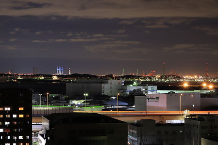 富岡総合公園 見晴らし台の夜景スポット写真（4）class=