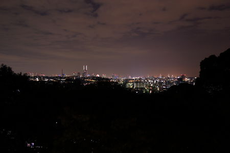 弘明寺公園の夜景スポット写真（1）class=