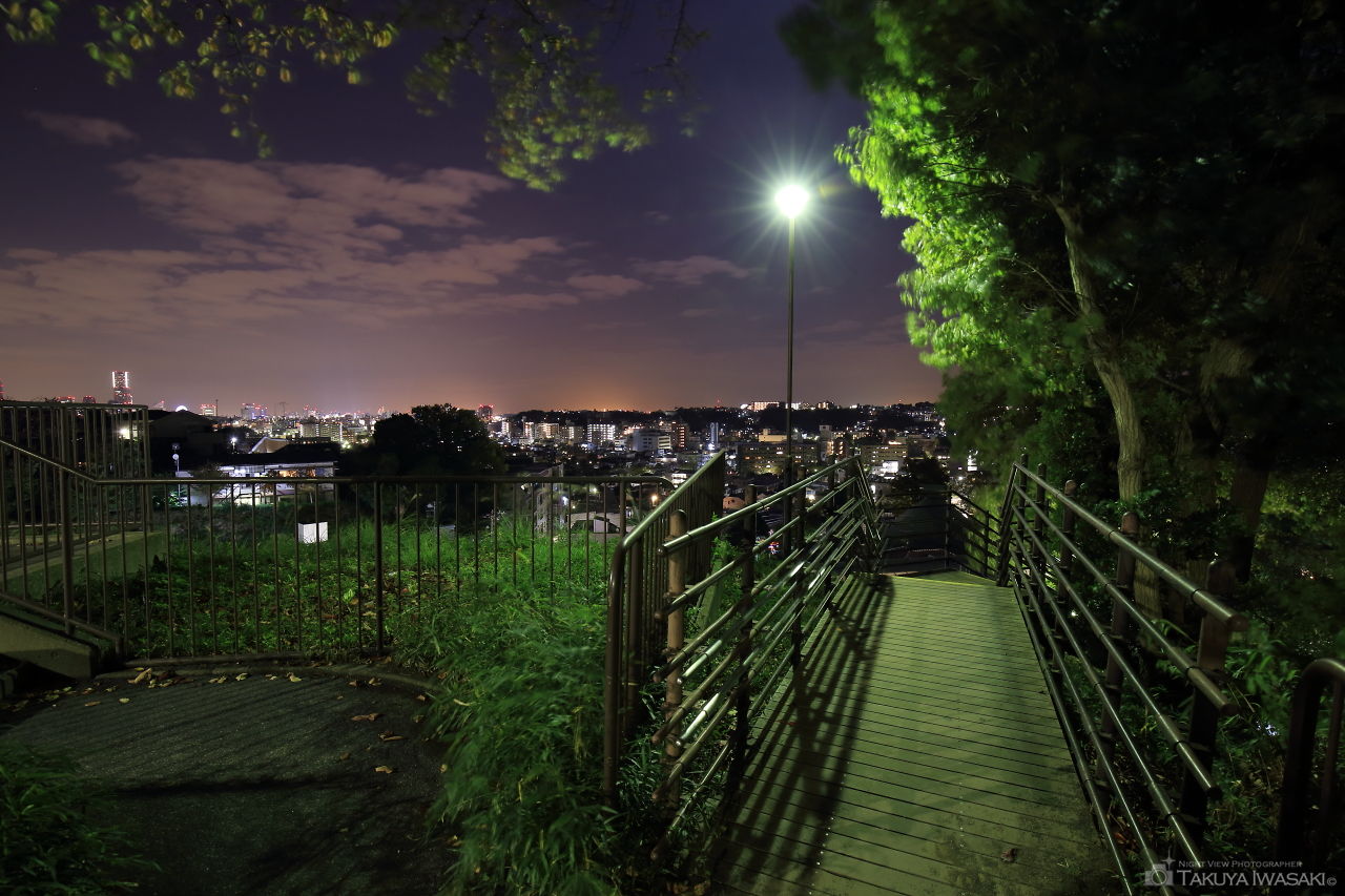 弘明寺公園の夜景スポット写真（5）