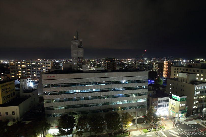 甲府市役所 展望ロビーの夜景スポット写真（3）