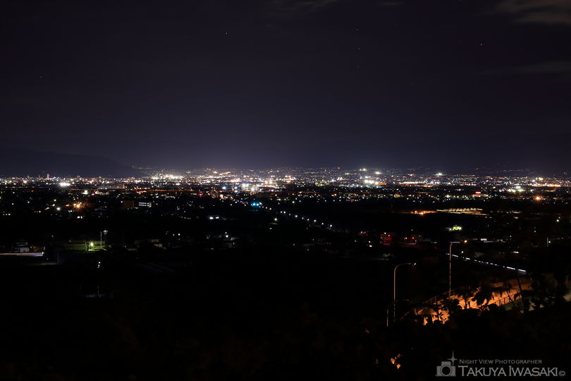 桃花橋ループの夜景スポット写真（1）