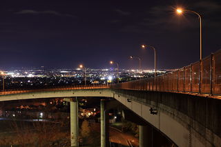 桃花橋ループの夜景スポット写真（2）class=