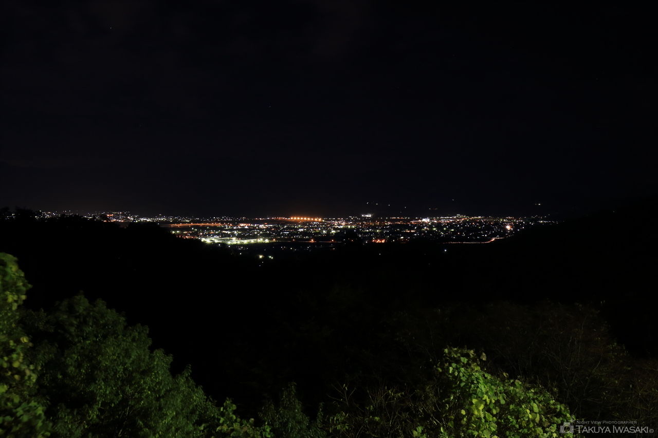 栗ノ木尾橋の夜景スポット写真（1）