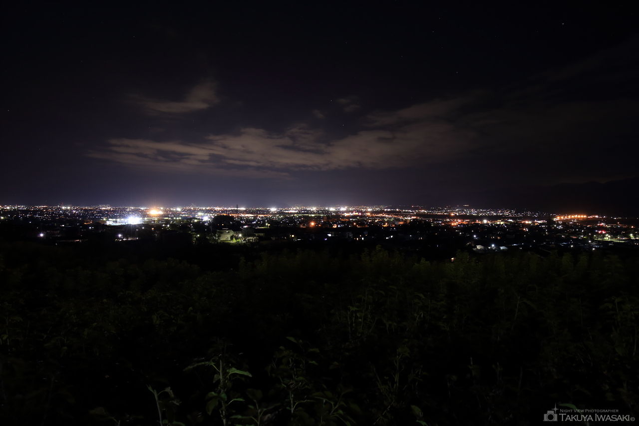 森林総合研究所前の夜景スポット写真（1）