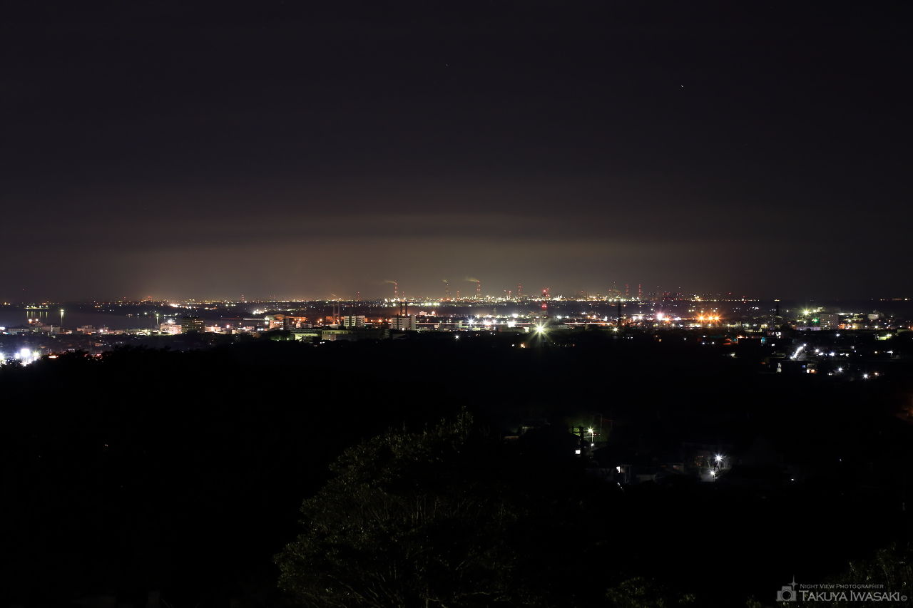地球の丸く見える丘展望館の夜景スポット写真（1）