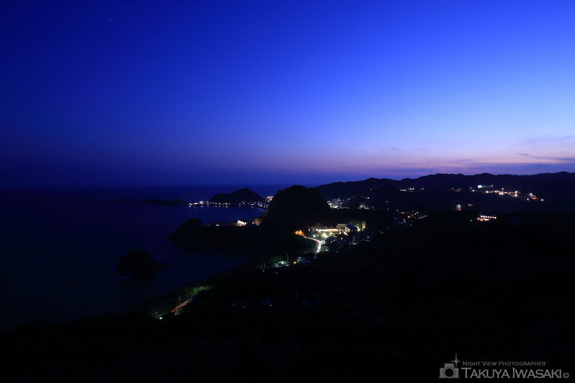 魚見塚展望台の夜景スポット写真（2）
