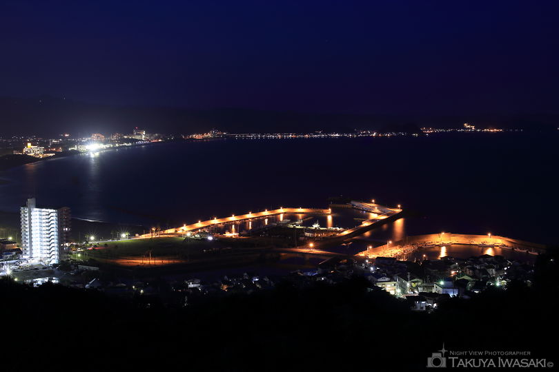 魚見塚展望台の夜景スポット写真（3）