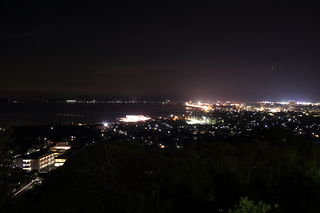 城山公園の夜景スポット写真（1）class=
