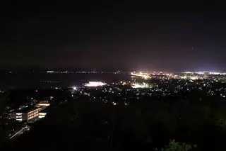 城山公園の夜景