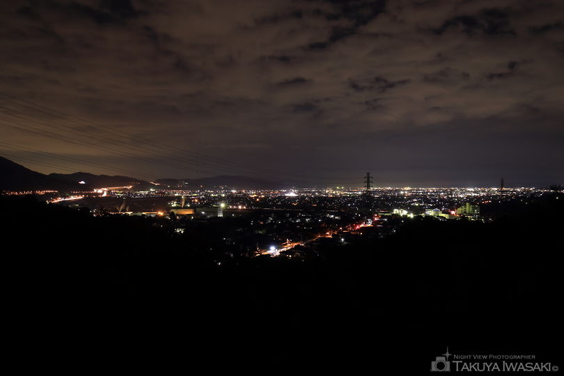 浅間山麓の夜景スポット写真（1）