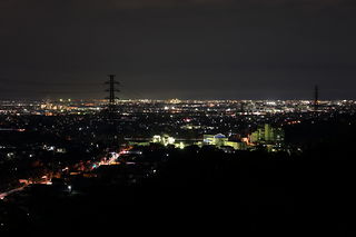 南足柄市方面の夜景
