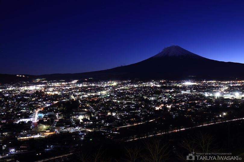 新倉山浅間公園の夜景スポット写真（3）