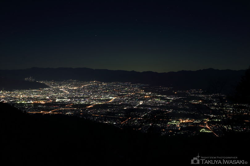 儀丹の滝 展望台の夜景スポット写真（1）