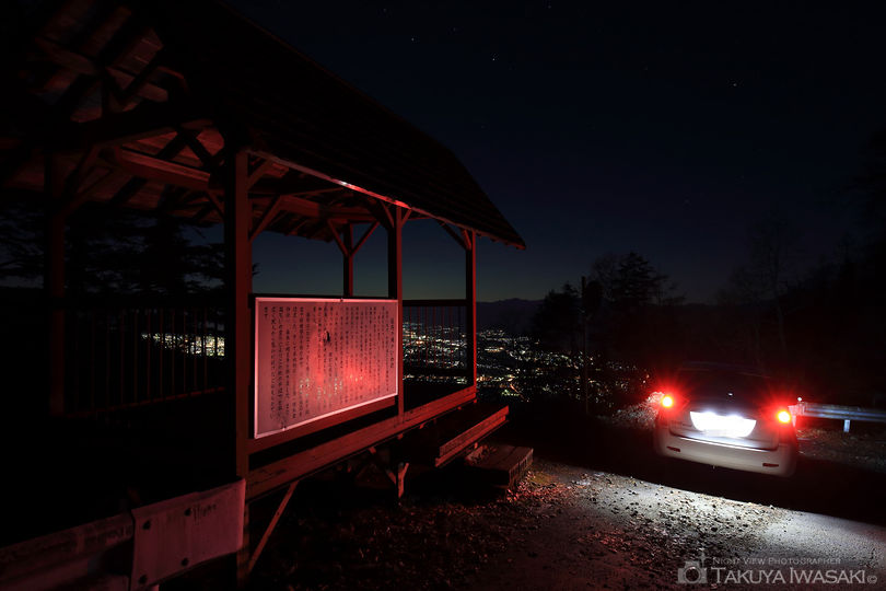 儀丹の滝 展望台の夜景スポット写真（2）