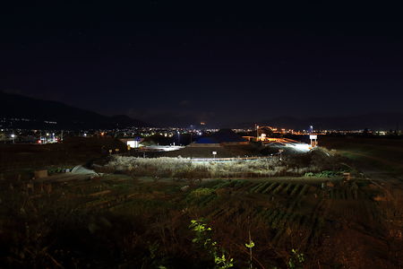 富士川大橋 記念碑広場の夜景スポット写真（1）class=