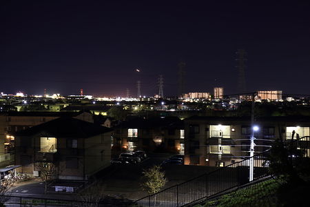有吉貝塚公園の夜景スポット写真（1）class=