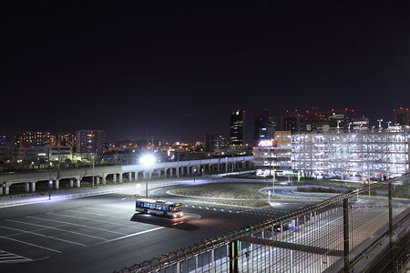 イオンモール幕張新都心 スカイパークの夜景スポット写真（1）class=