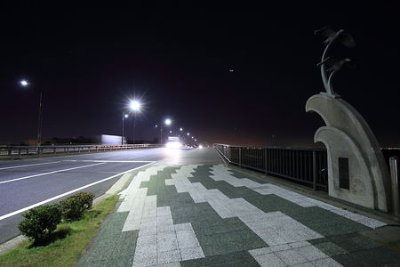 美浜大橋の夜景スポット写真（3）class=