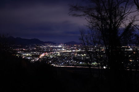 高崎市方面の夜景