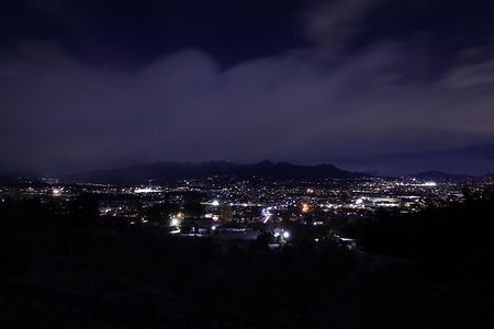 榛名山方面の夜景