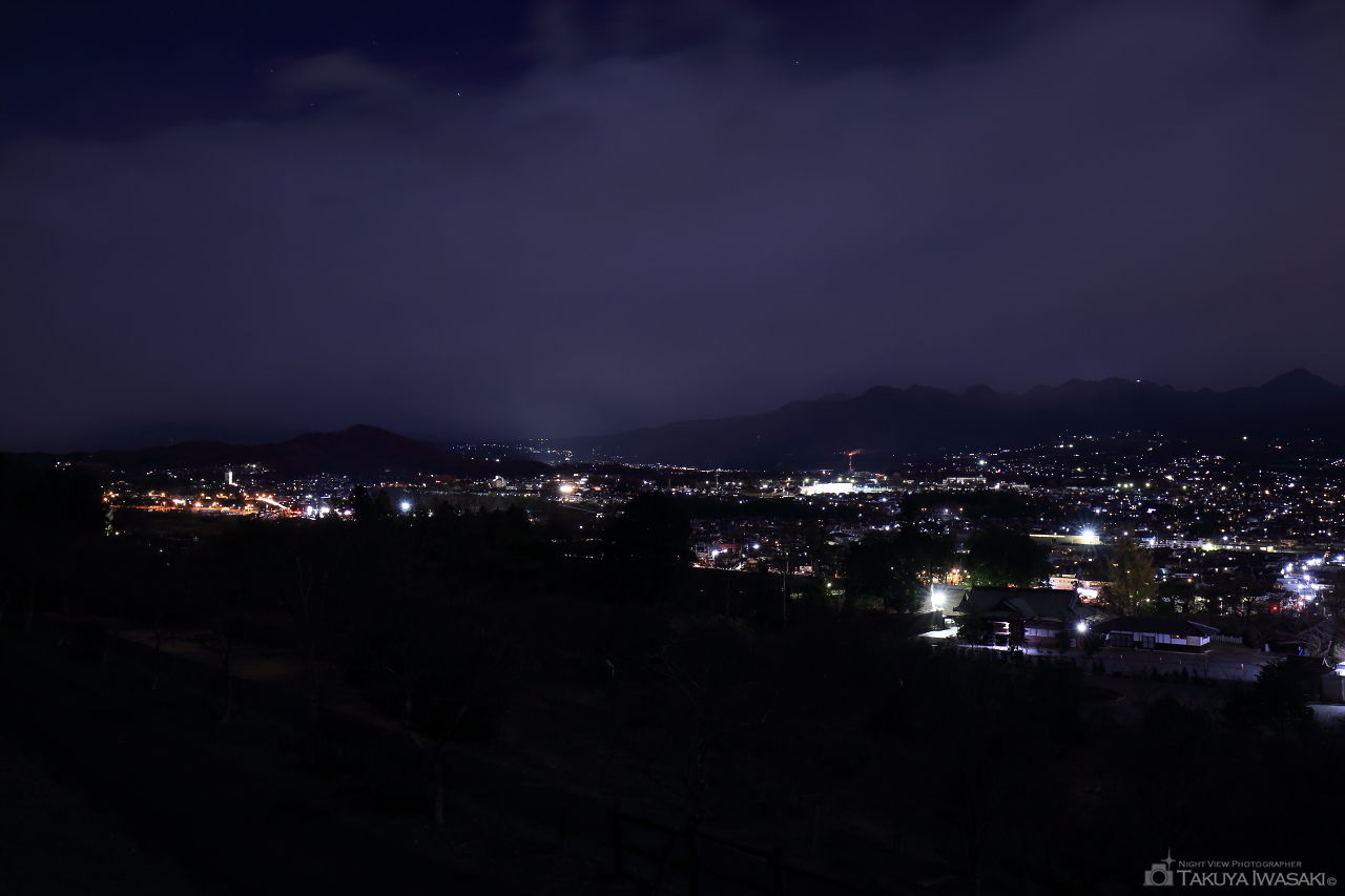少林山 展望デッキの夜景スポット写真（2）