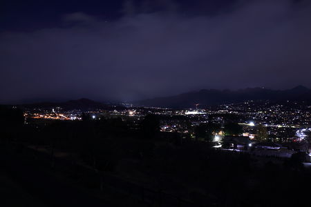 榛名山麓の夜景