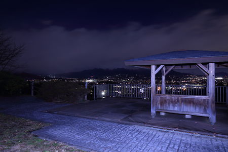 少林山 展望デッキの夜景スポット写真（4）class=