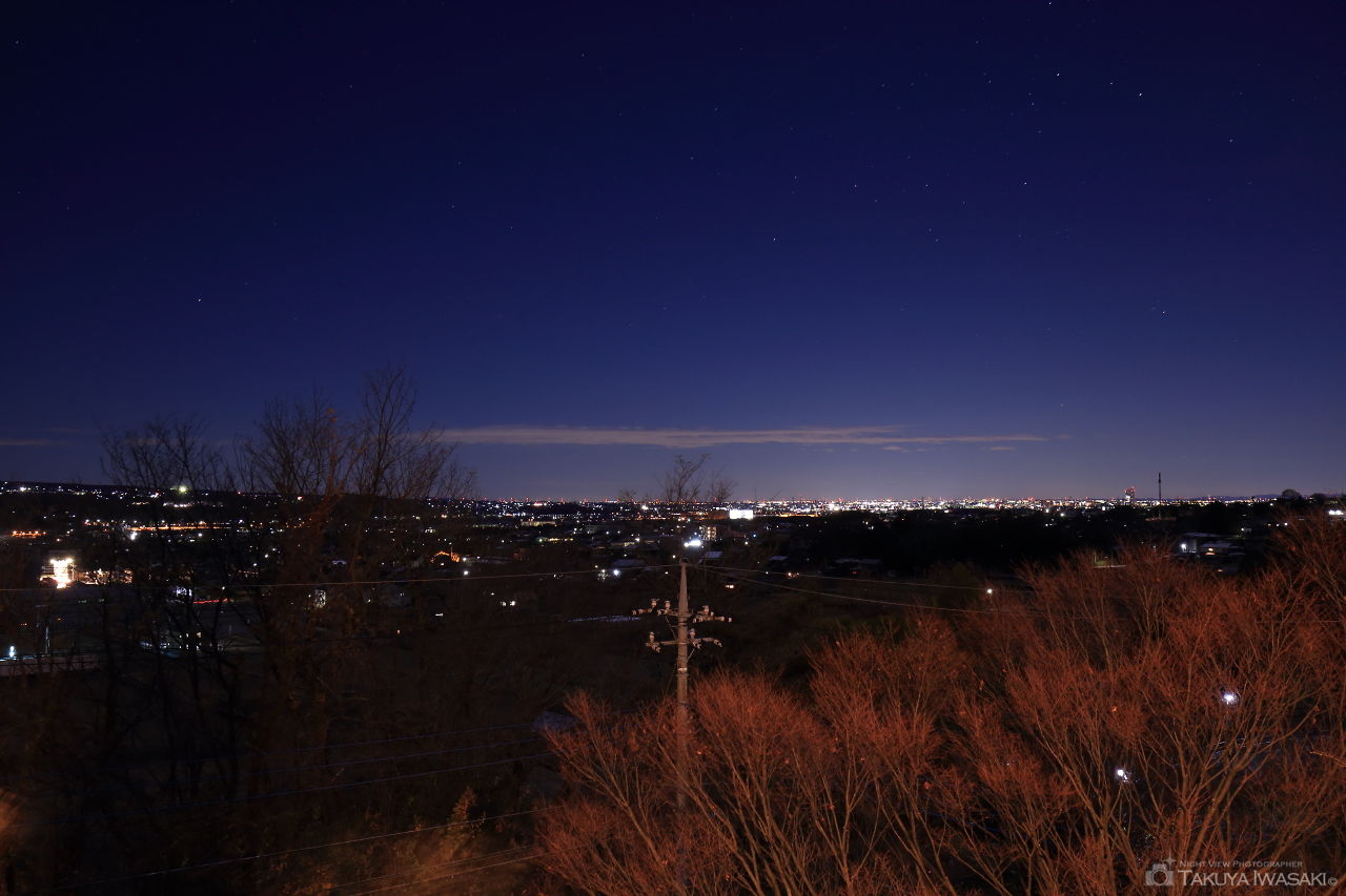 行幸田住宅団地公園の夜景スポット写真（2）