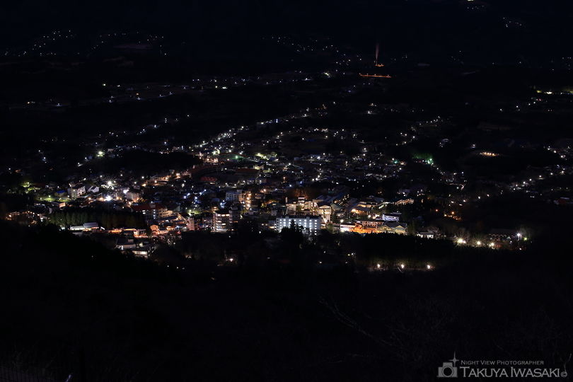 上ノ山公園　ときめきデッキの夜景スポット写真（1）