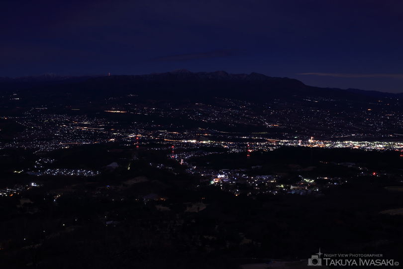 上ノ山公園　ときめきデッキの夜景スポット写真（3）