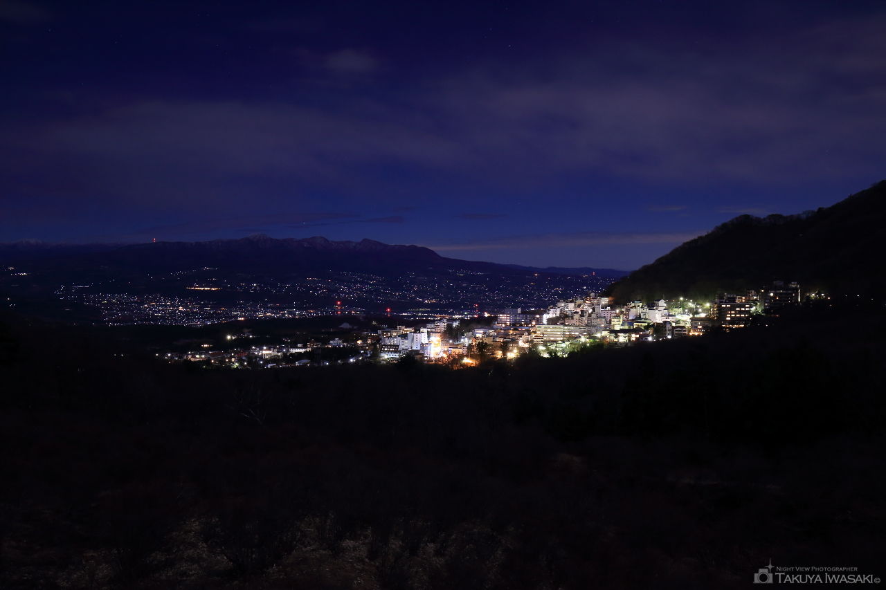 長峰展望台の夜景スポット写真（1）