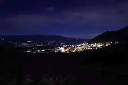長峰展望台の夜景