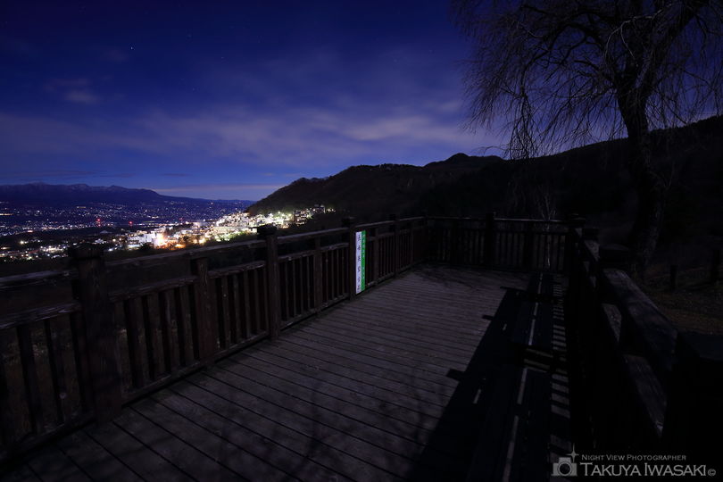 長峰展望台の夜景スポット写真（2）