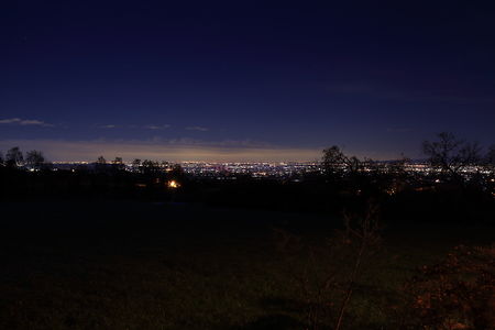 前橋市内の夜景