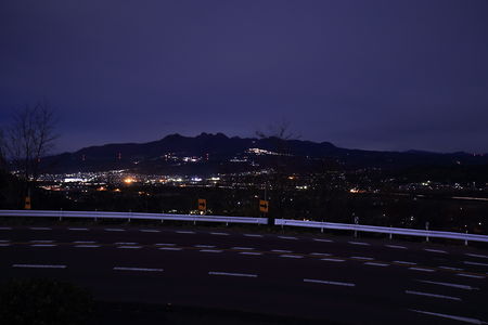 榛名山・伊香保温泉街方面の夜景