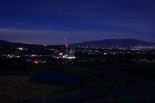 榛名山・高崎市内の夜景