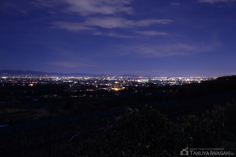 天神山麓の夜景スポット写真（2）