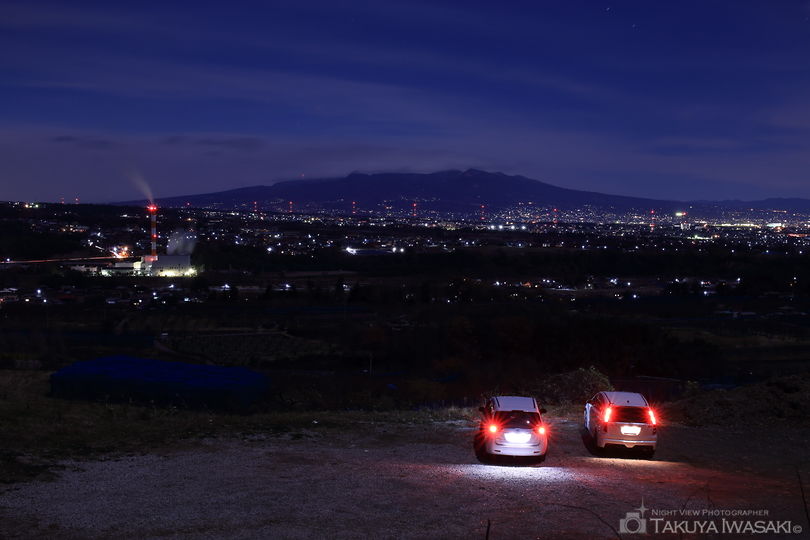 天神山麓の夜景スポット写真（3）