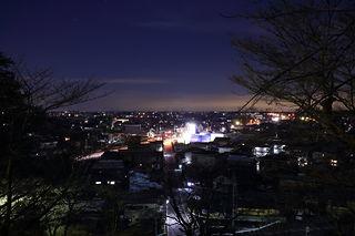 錦着山公園の夜景スポット写真（1）class=