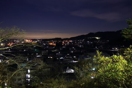 錦着山公園の夜景スポット写真（2）class=