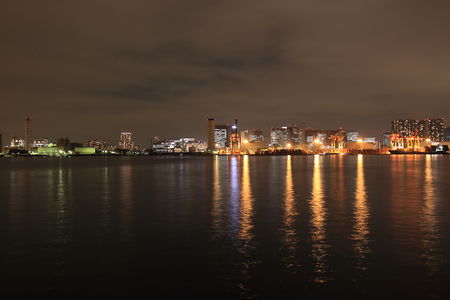 大井埠頭を中心とした夜景