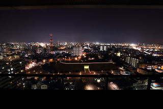 宇都宮市役所の夜景スポット写真（1）class=
