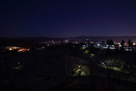 常磐太田市郊外の夜景