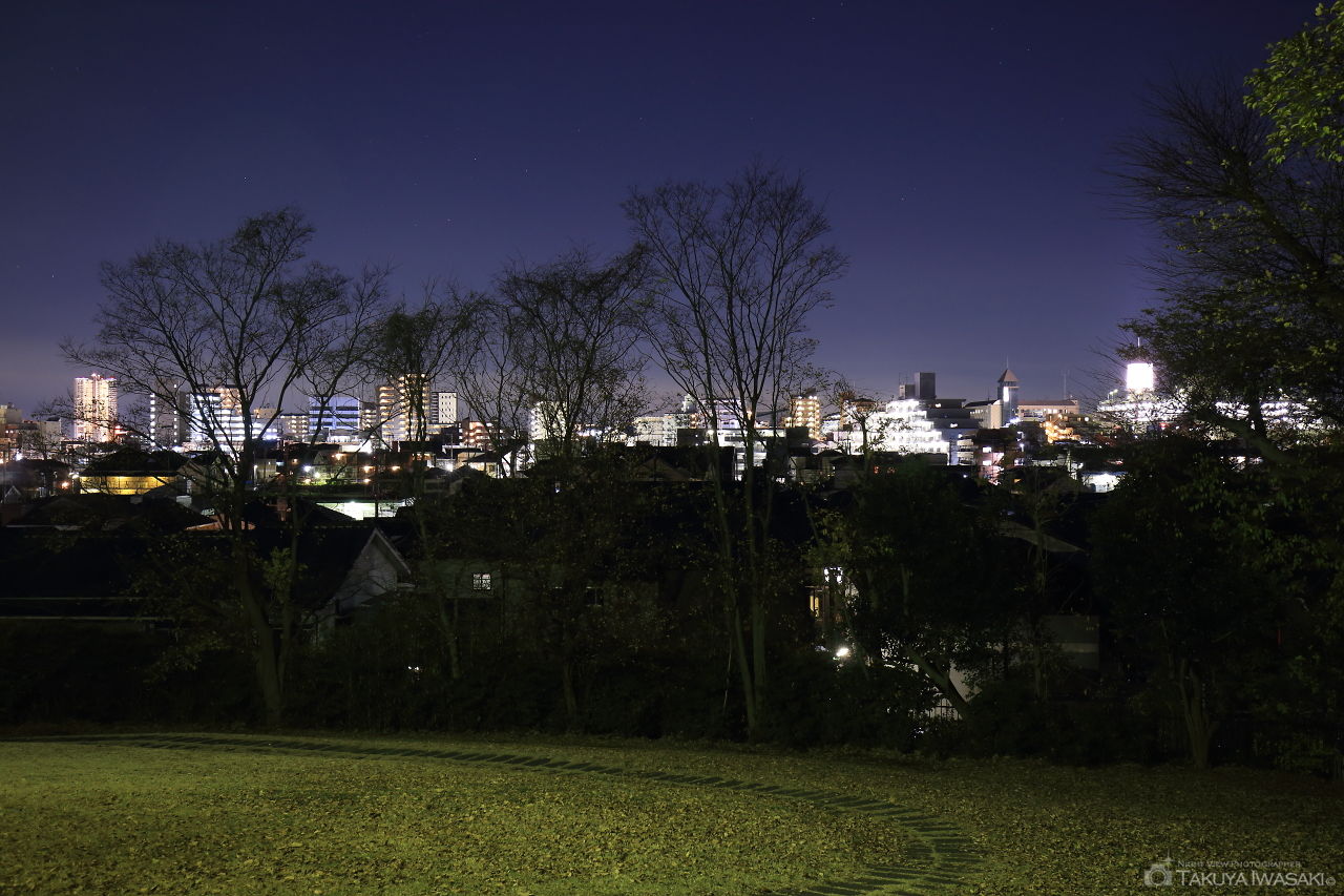 小山台遺跡公園の夜景スポット写真（1）