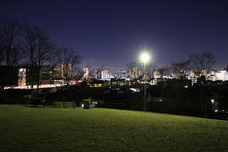 東久留米駅方面の夜景